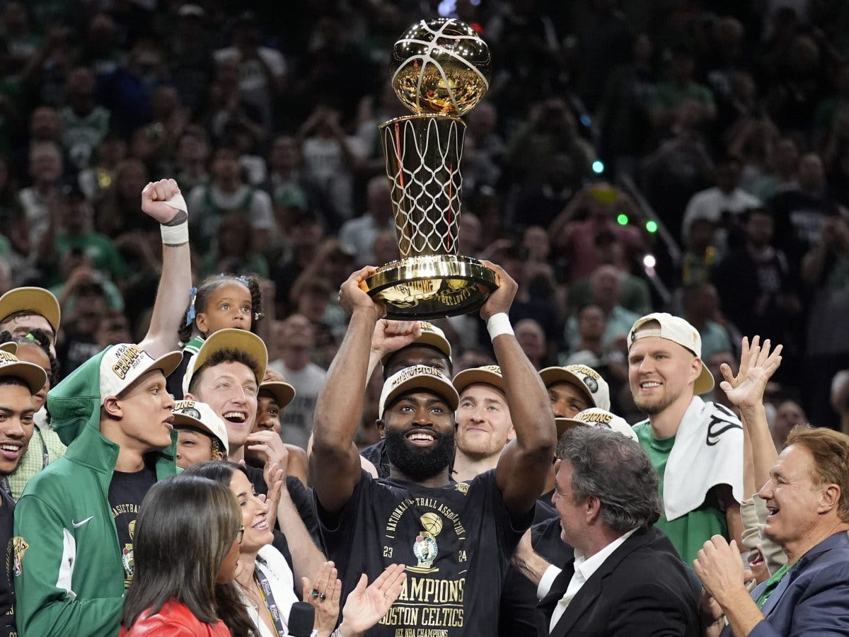 Celtics win 18th NBA championship with 106-88 Game 5 victory over Dallas Mavericks
