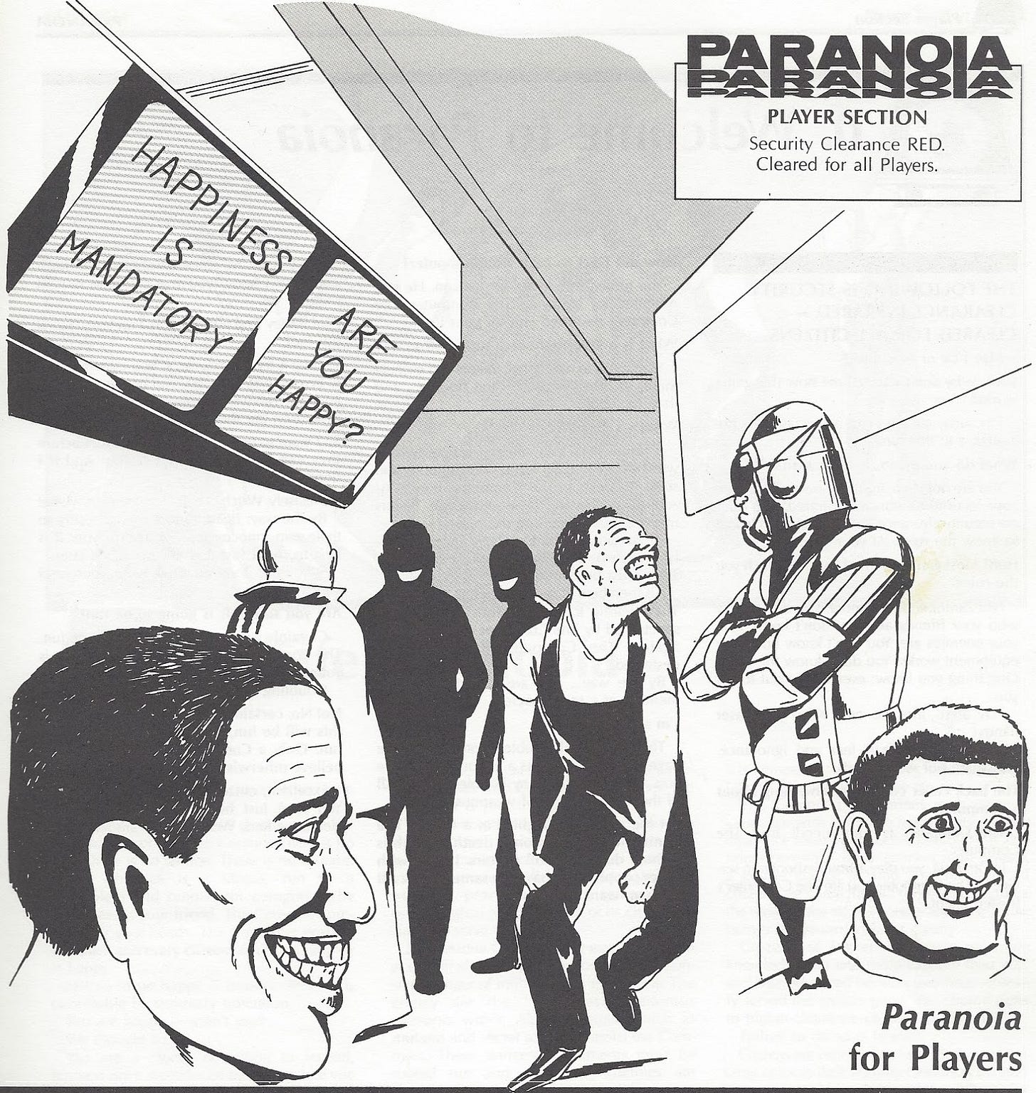 The Tabletop Lair: This Article is Treason- A Paranoia Second Edition Review