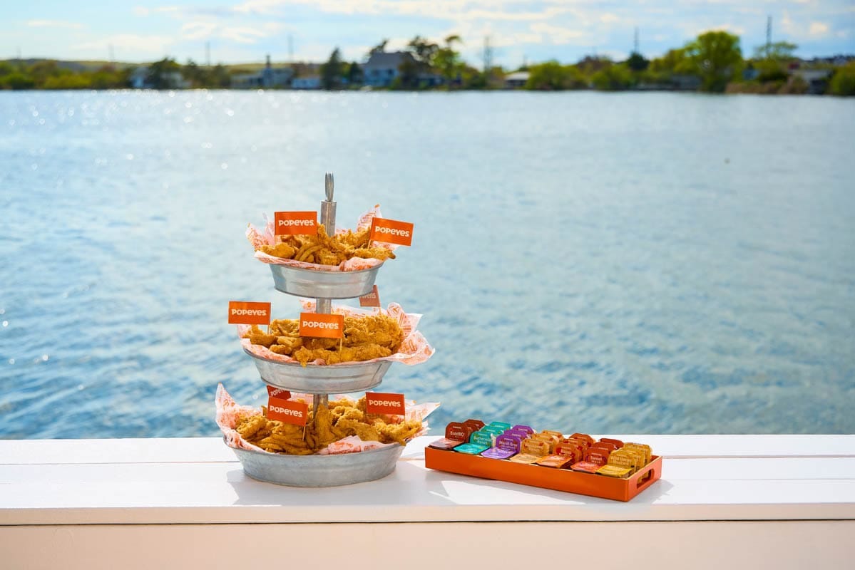 Popeyes to Take Over The Surf Lodge's Iconic Chicken Tender Towers as  Exclusive Partner - Hamptons.com