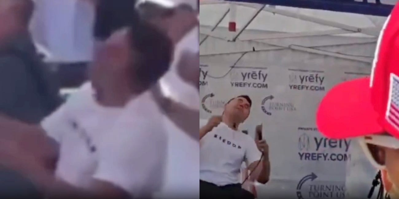 Do you notice anything different in these crowd-provided shots of the Kirk shooting?