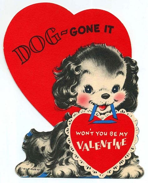 vintage Valentine cards