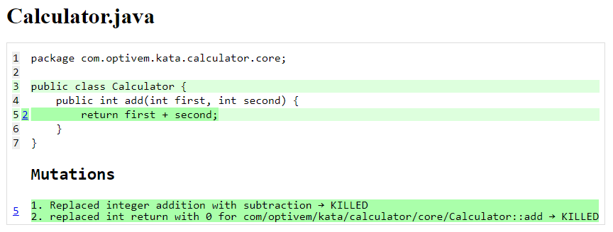 Mutation Testing - High Score - Details