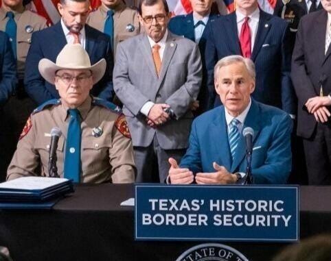 Texas Governor Greg Abbott discusses Border Security at news conference Texas Governor Greg Abbott discusses Border Security at news conference
