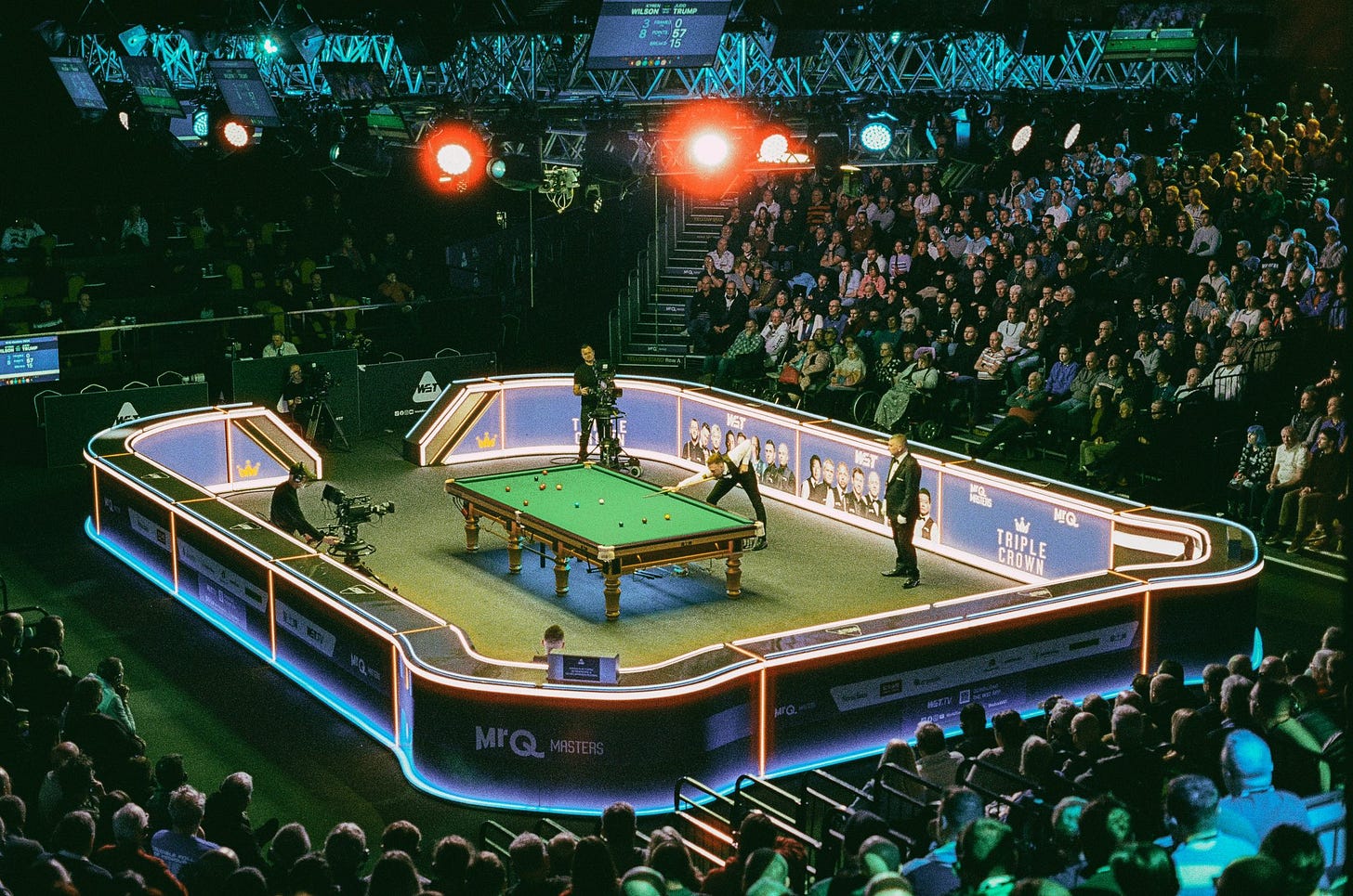 Partido entre Judd Trump y Kyren Wilson en el Masters de 2024 Partido entre Judd Trump y Kyren Wilson en el Masters de 2024