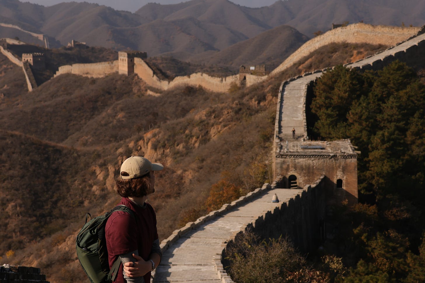 Fotografía personal de Iker Prieto Ramírez en la Muralla China Fotografía personal de Iker Prieto Ramírez en la Muralla China