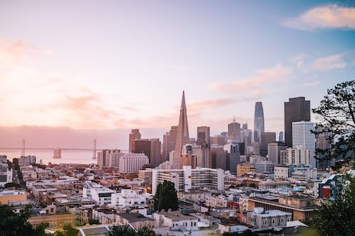 Free City Skyline during Golden Hour Stock Photo Free City Skyline during Golden Hour Stock Photo