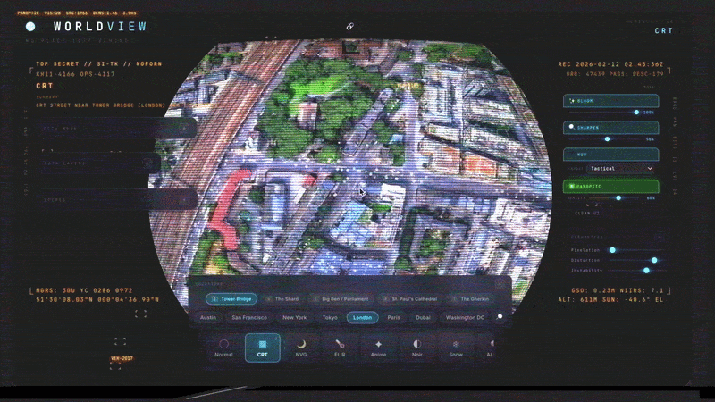 I Built a Spy Satellite Simulator in a Browser. Here's What I Learned.