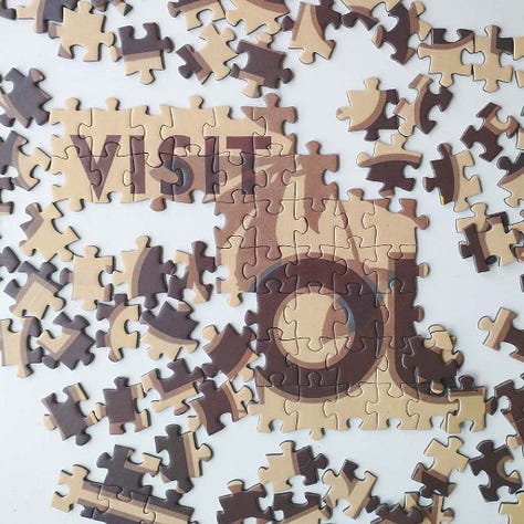 Blue Kazoo Colorful Queensland Jigsaw Puzzle