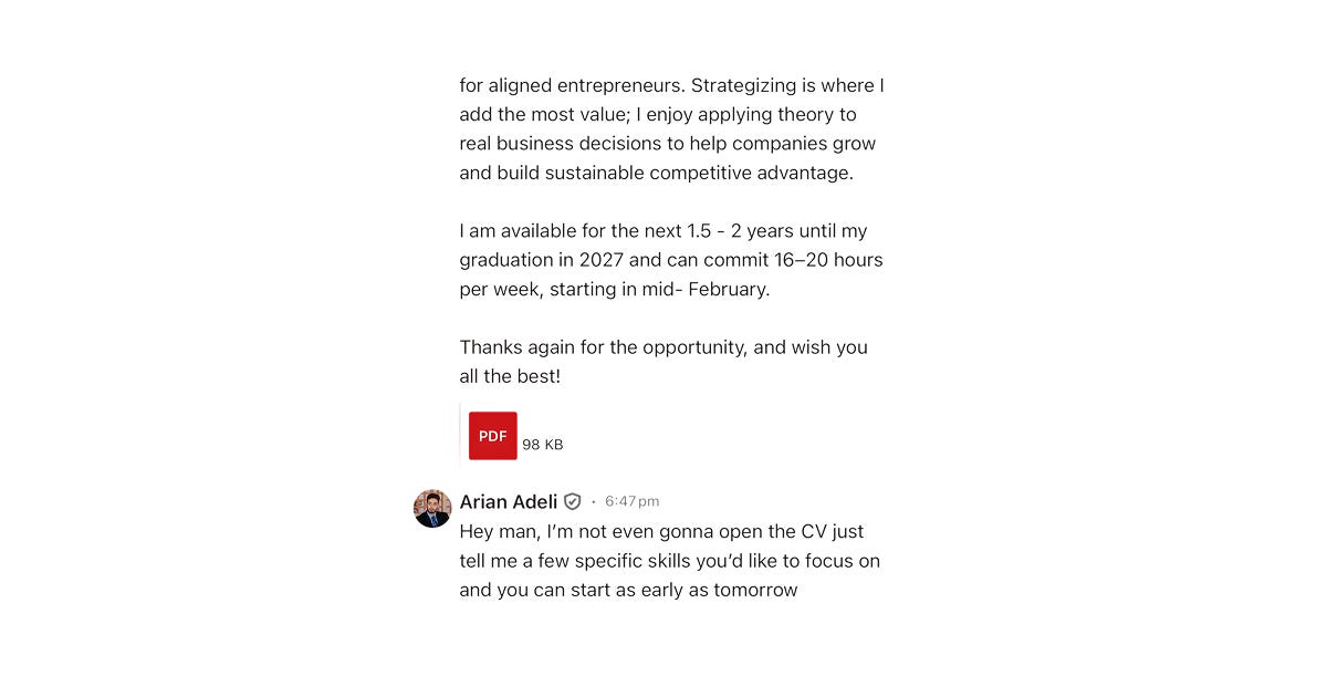 How these conversations normally go