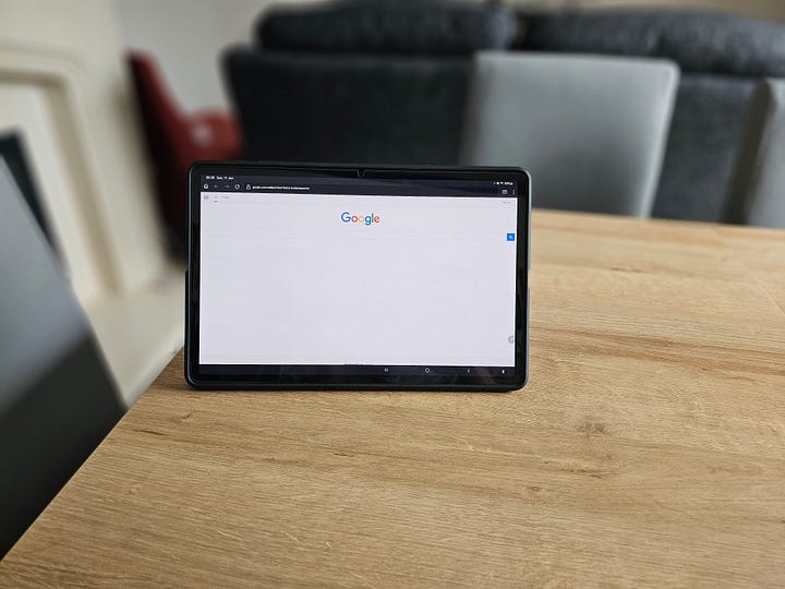 A comparison of screen size in my vision.