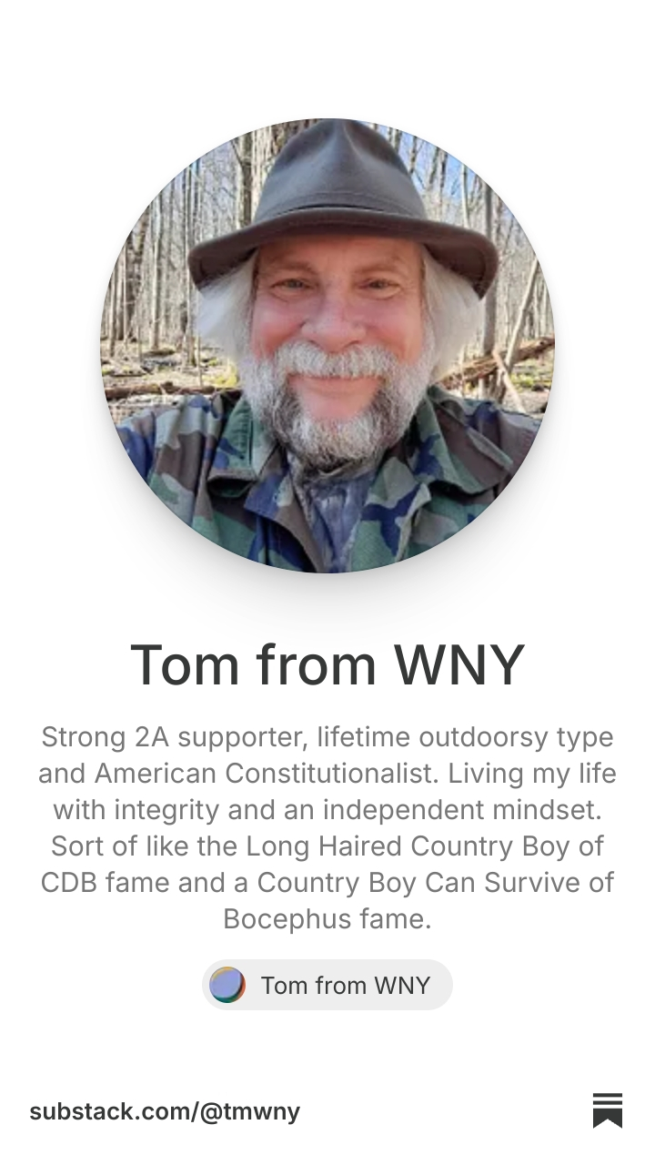 Tom from WNY | Substack