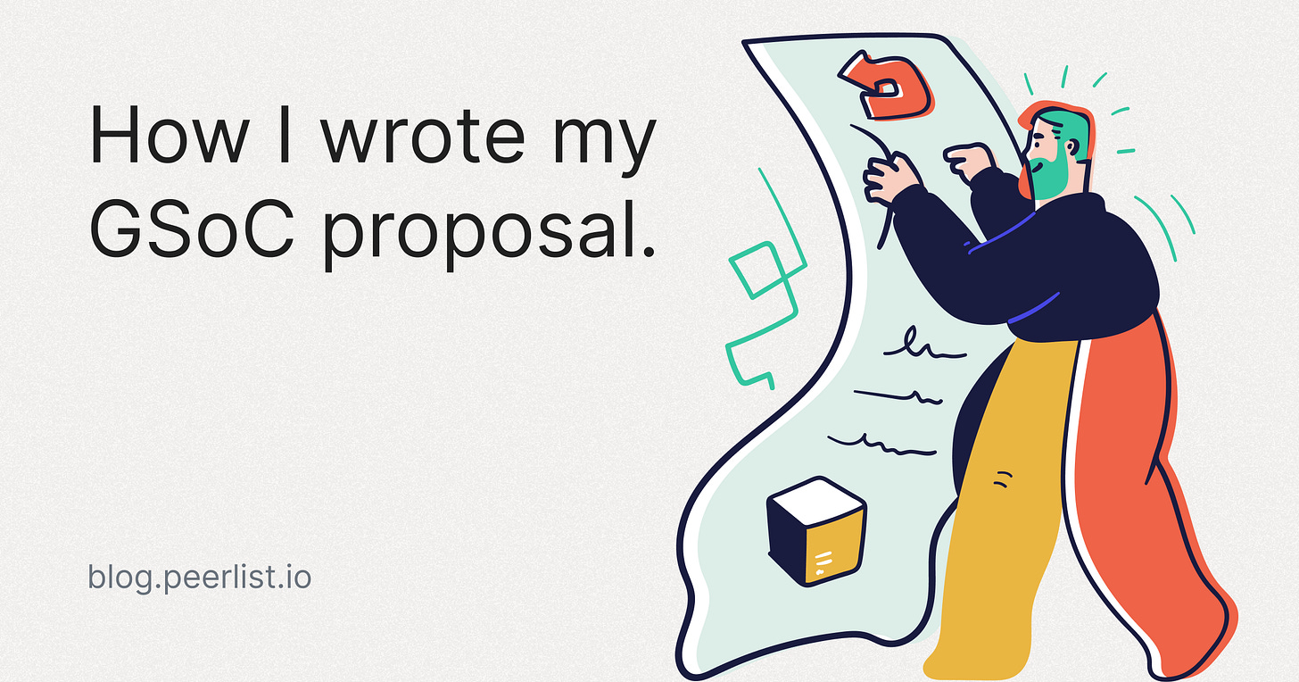 How I wrote my GSoC proposal How I wrote my GSoC proposal