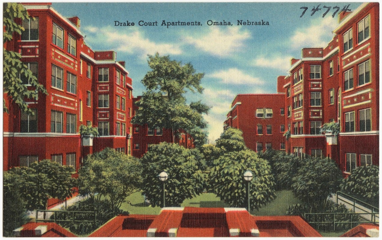 Drake Court Apartments, Omaha, Nebraska