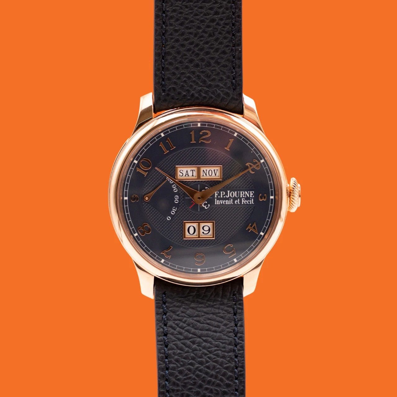 2024 F.P. Journe Quantième Perpétuel Boutique Edition 40 Rose Gold / Blue / Arabic / Strap QP Listing Image 1 2024 F.P. Journe Quantième Perpétuel Boutique Edition 40 Rose Gold / Blue / Arabic / Strap QP Listing Image 1
