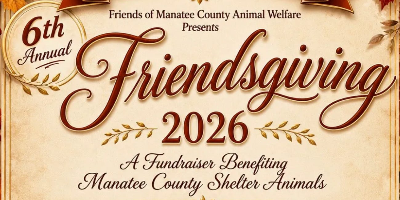 Friends of Manatee County Animal Welfare Celebrates a Decade of Helping Local Shelter Animals at Annual Friendsgiving Event
