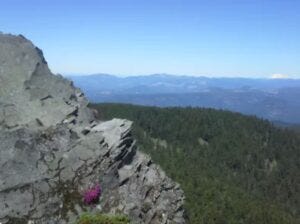 View northward from Larch Mountain observatory