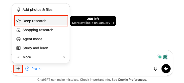 How to enable “Deep research” in ChatGPT / The Signal Newsletter