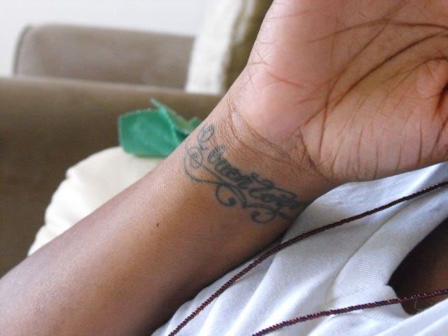 athena dixon life motto il buon tempo verra tattoo