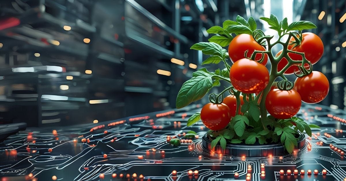 AI-generated tomatoes