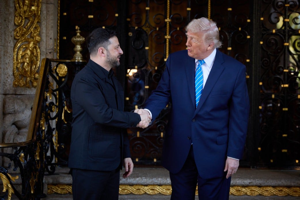 Official Ukrainian Government photo of Volodymyr Zelenskyy and Donald J. Trump (www.president.gov.ua).