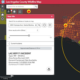 Good Maps of the LA Fires