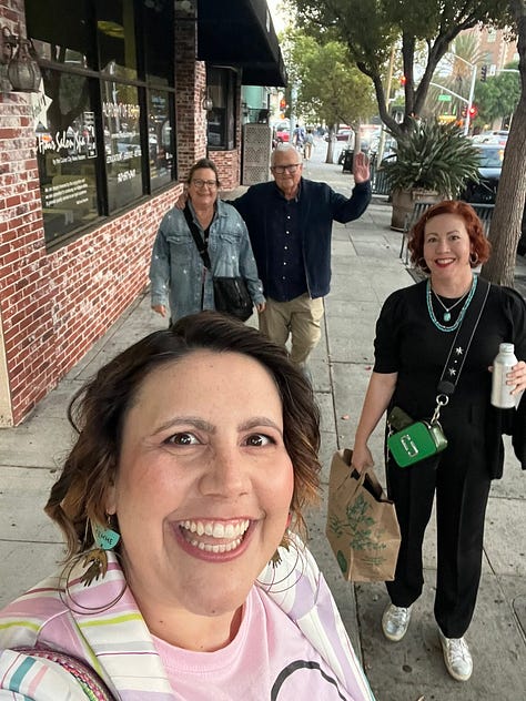 Various photos of Lauren at Because Fat Girl book events.