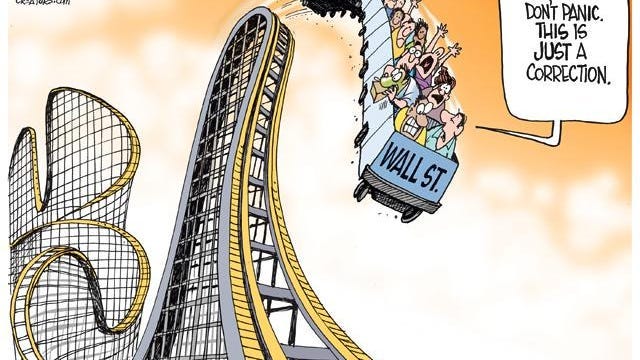 Cartoonist Gary Varvel: The Wall St. roller coaster
