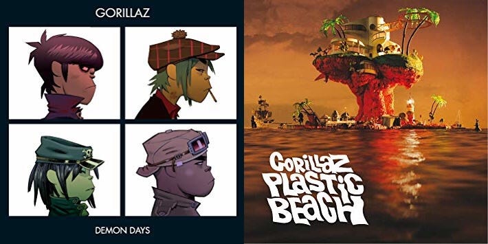 TRACK BY TRACK BATTLE: Gorillaz, Demon Days vs Plastic Beach – The Music  Zamboni