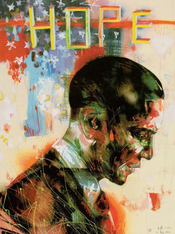 David Choe | Obama (Hope) (2008) | Artsy
