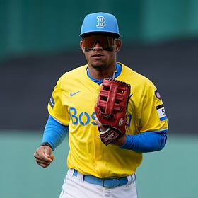 Ceddanne Rafaela makes tremendous play in the outfield with a 5% catch probability