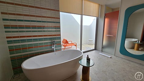 Deluxe One Bedroom Suite with Private Pool: The Bathroom