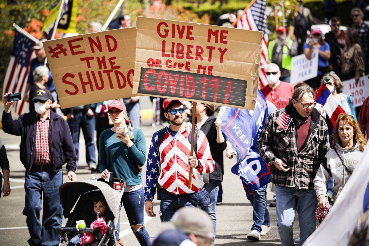 Stay-at-home orders: Anti-quarantine protesters are a minority - Vox Stay-at-home orders: Anti-quarantine protesters are a minority - Vox