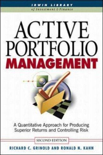 Active Portfolio Management