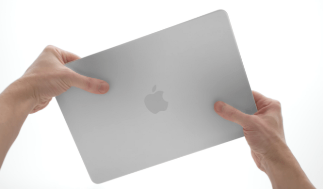 MacBook Neo weighs just 2.7 pounds.