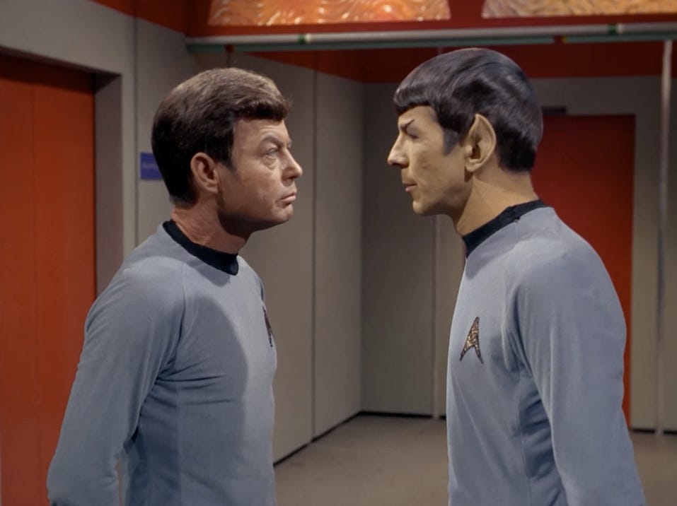 Bones and Spock - Let's Watch Star Trek Bones and Spock - Let's Watch Star Trek