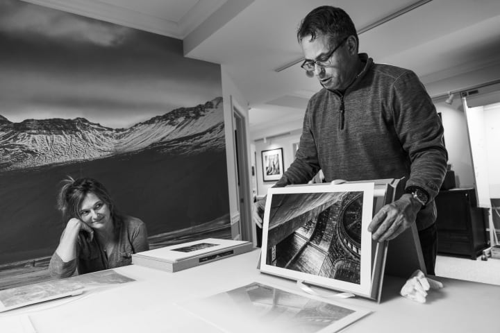 4 black and white shots with no automation