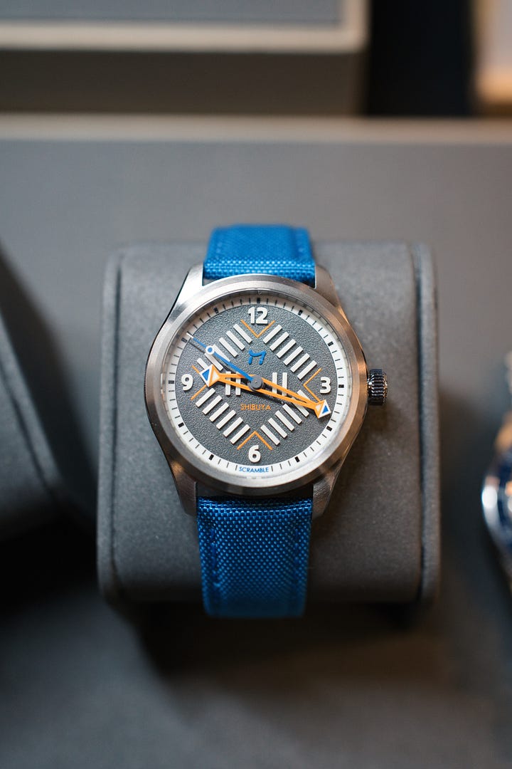 Shibuya on wrist