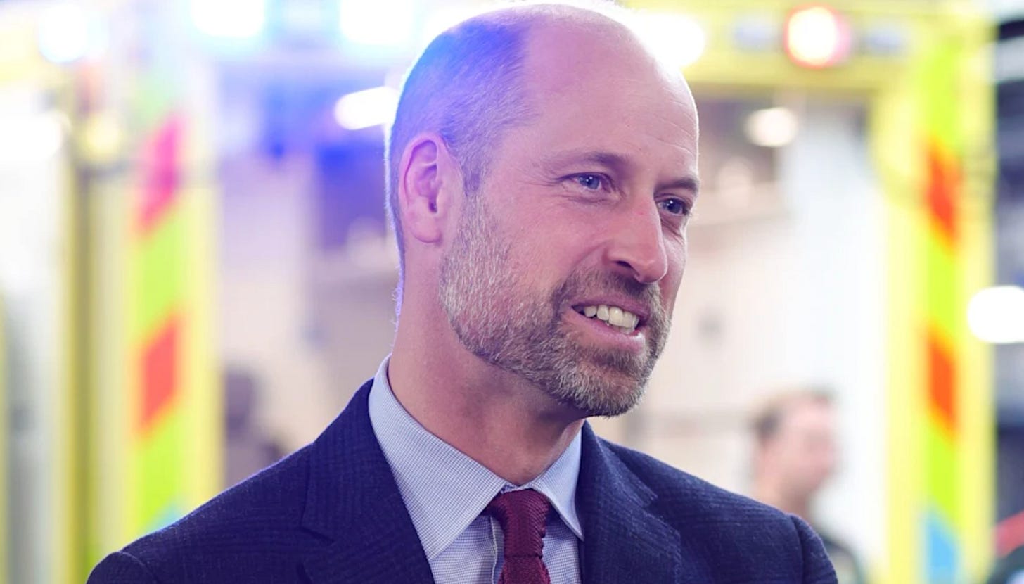 Prince William smiling