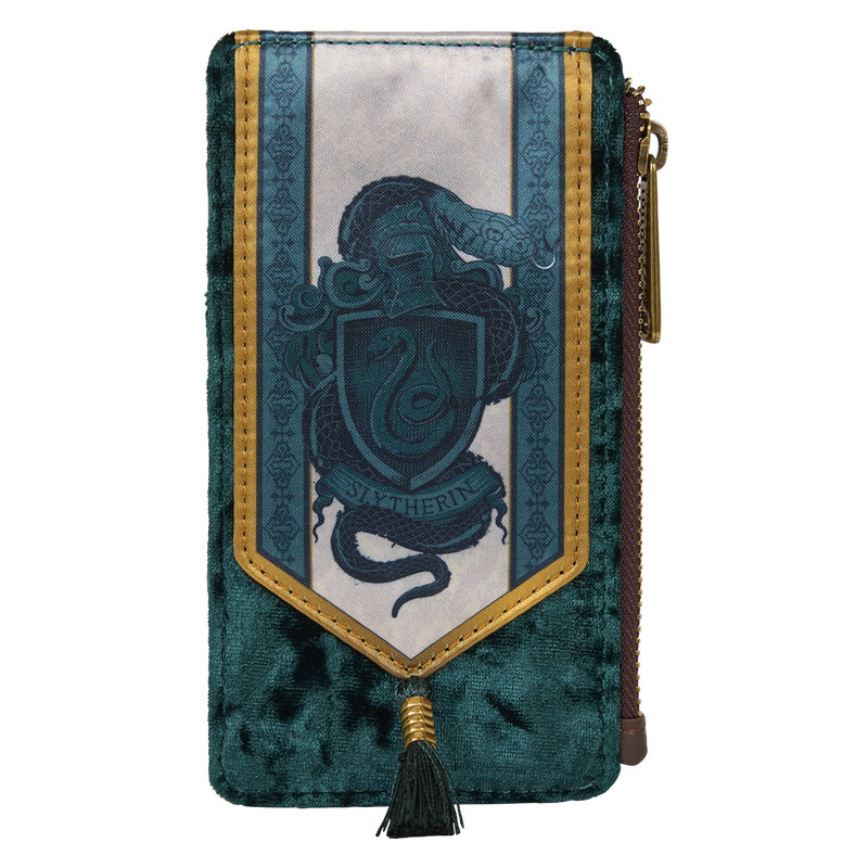 Exclusive Harry Potter Slytherin Banner Velvet Card Holder, , hi-res view 1 Exclusive Harry Potter Slytherin Banner Velvet Card Holder, , hi-res view 1