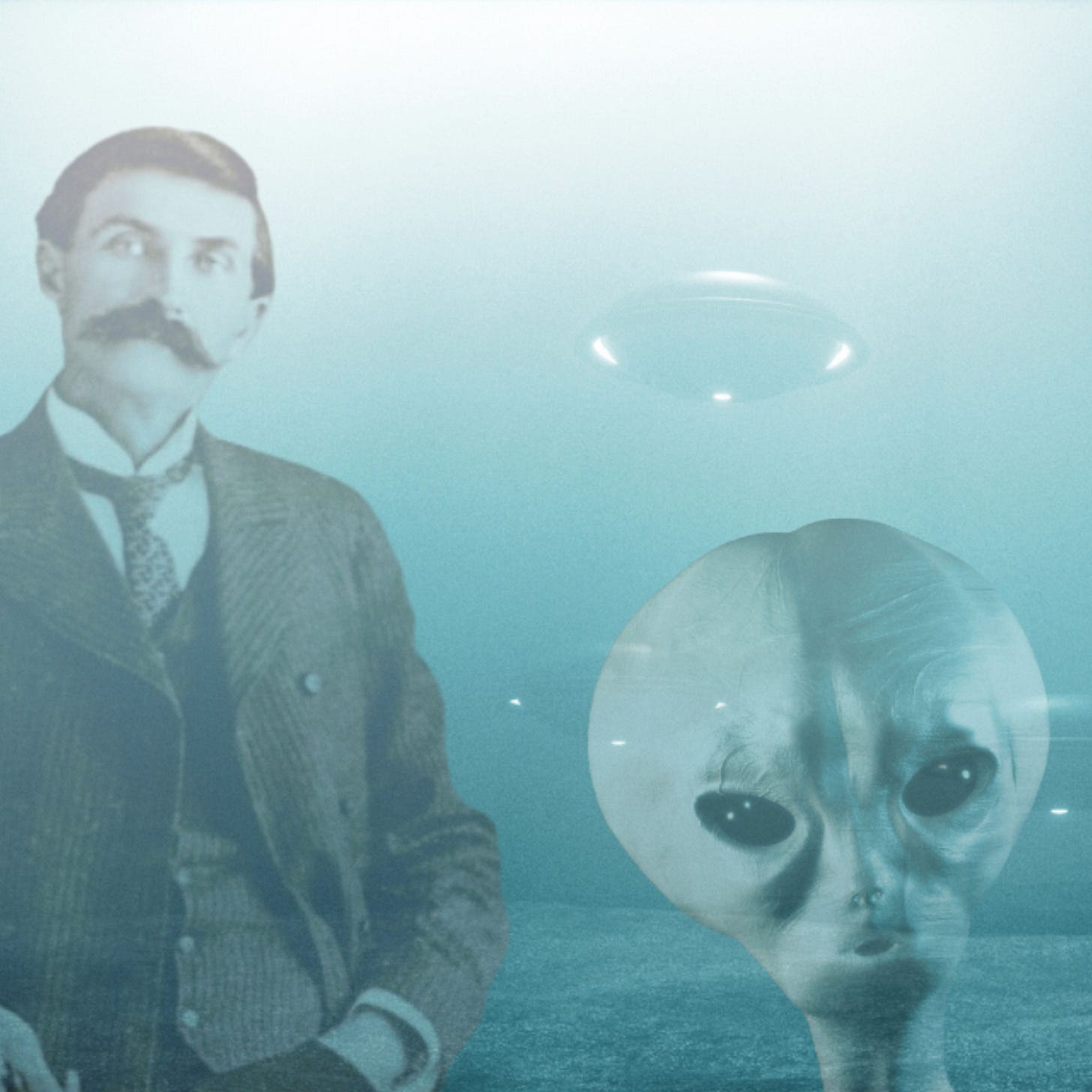 funny photo of pat garrett and alien