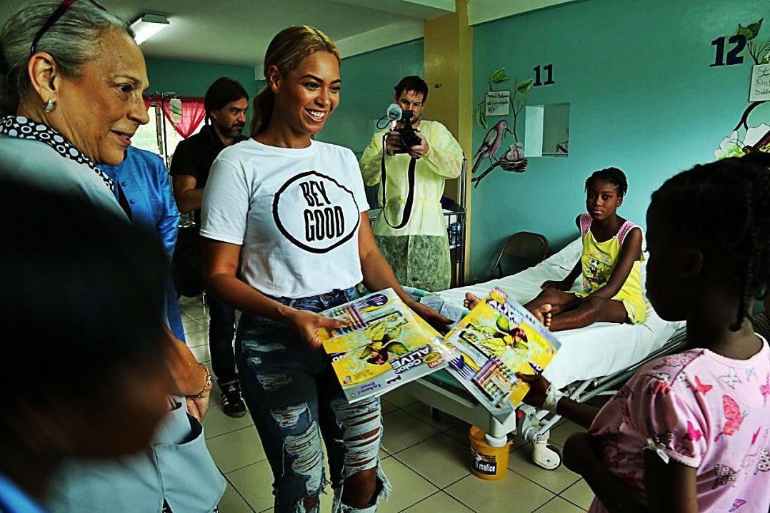 BeyGood: Beyonce Takes on Humanitarian Work - BORGEN