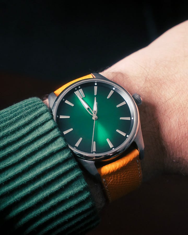 H. Moser & Cie Pioneer Centre Seconds Cosmic Green 40mm