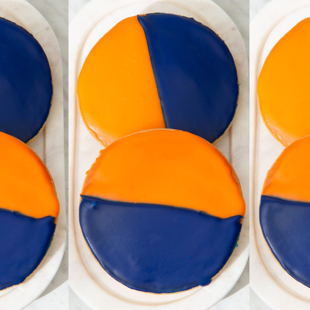 Zabar's Large Blue & Orange Cookies (Kosher)  large