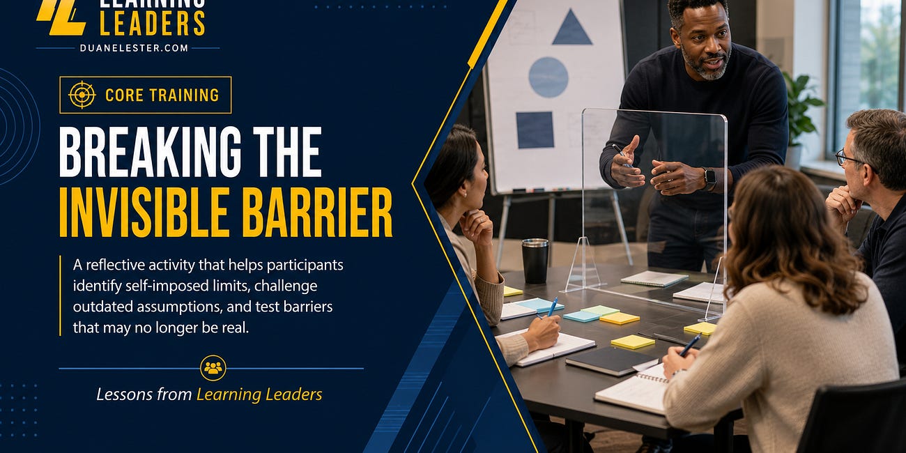 Activity Tuesday: Breaking the Invisible Barrier