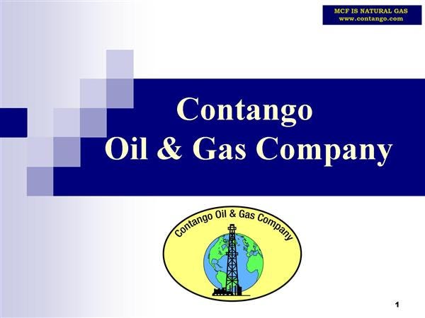 Contango Presentation