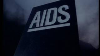 A tombstone reads AIDS