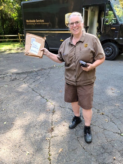 Nora from UPS Delivers the Package Nora from UPS Delivers the Package