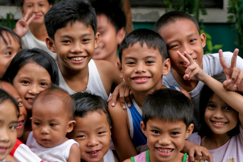 Filipino Children Smiling