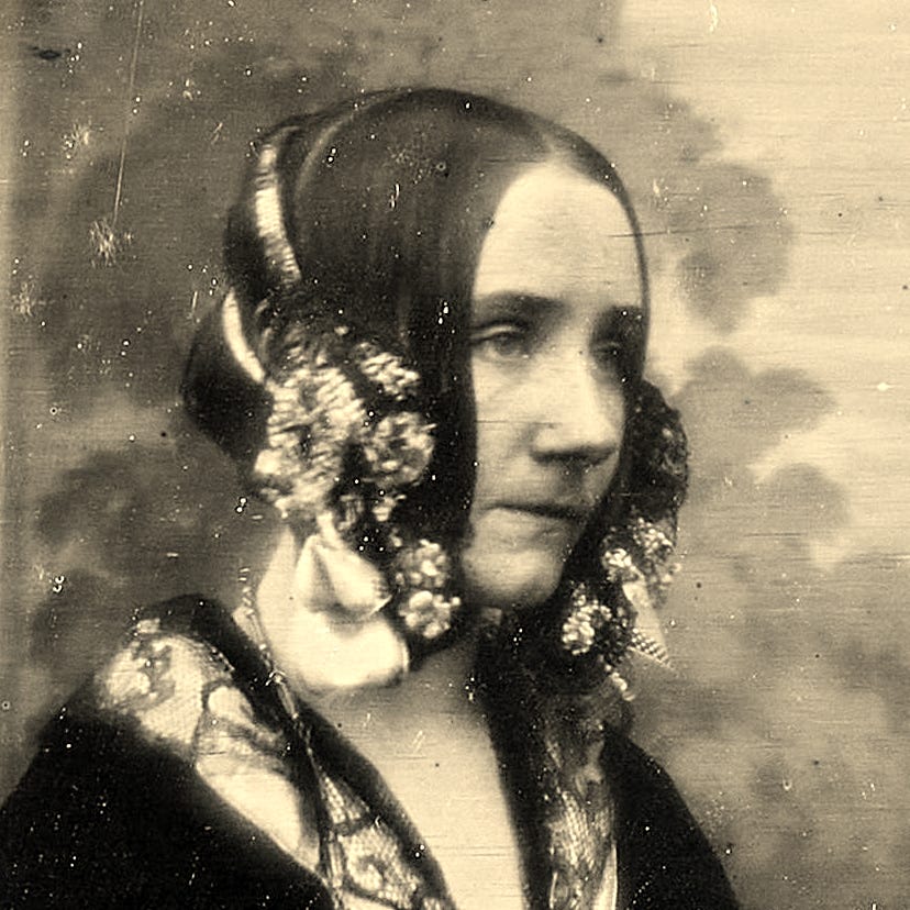 Ada Lovelace daguerreotype by Antoine Claudet (1843). Public domain image. 