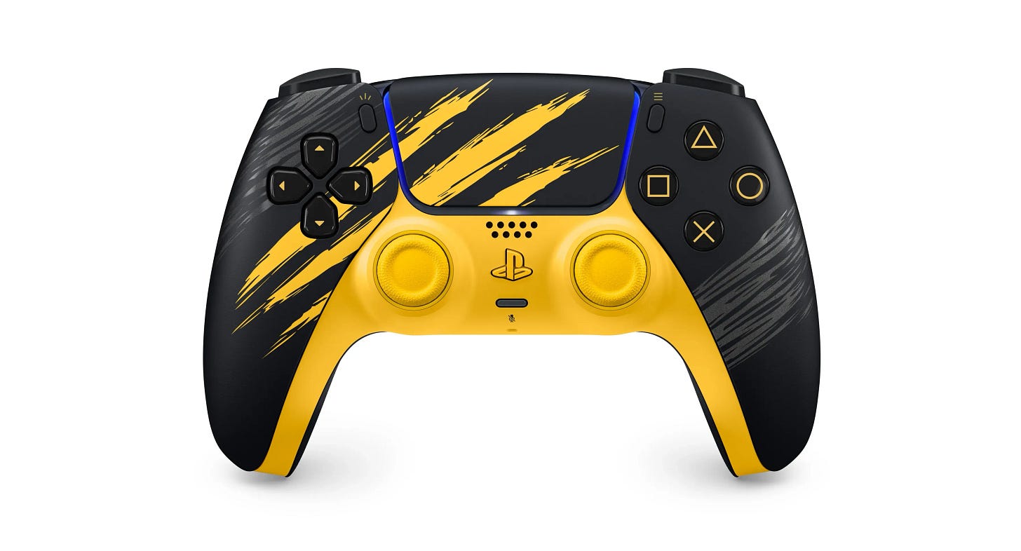 Marvel’s Wolverine Battle Yellow Limited Edition PS5 controller color Marvel’s Wolverine Battle Yellow Limited Edition PS5 controller color